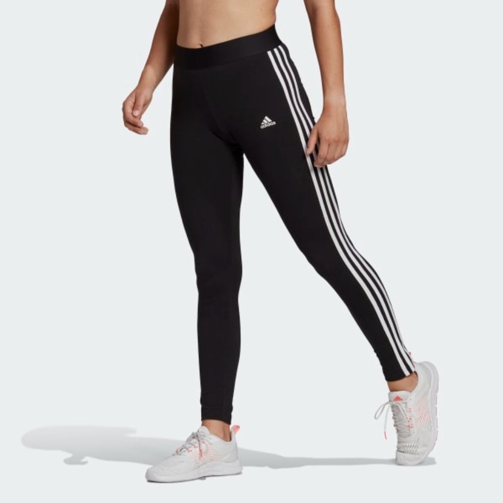 adidas 3 stripe leggings